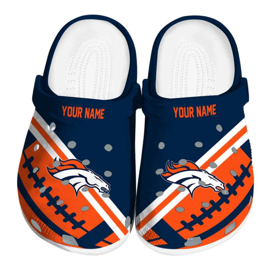 Personalized Denver Broncos Football Motif ClogTVC180105