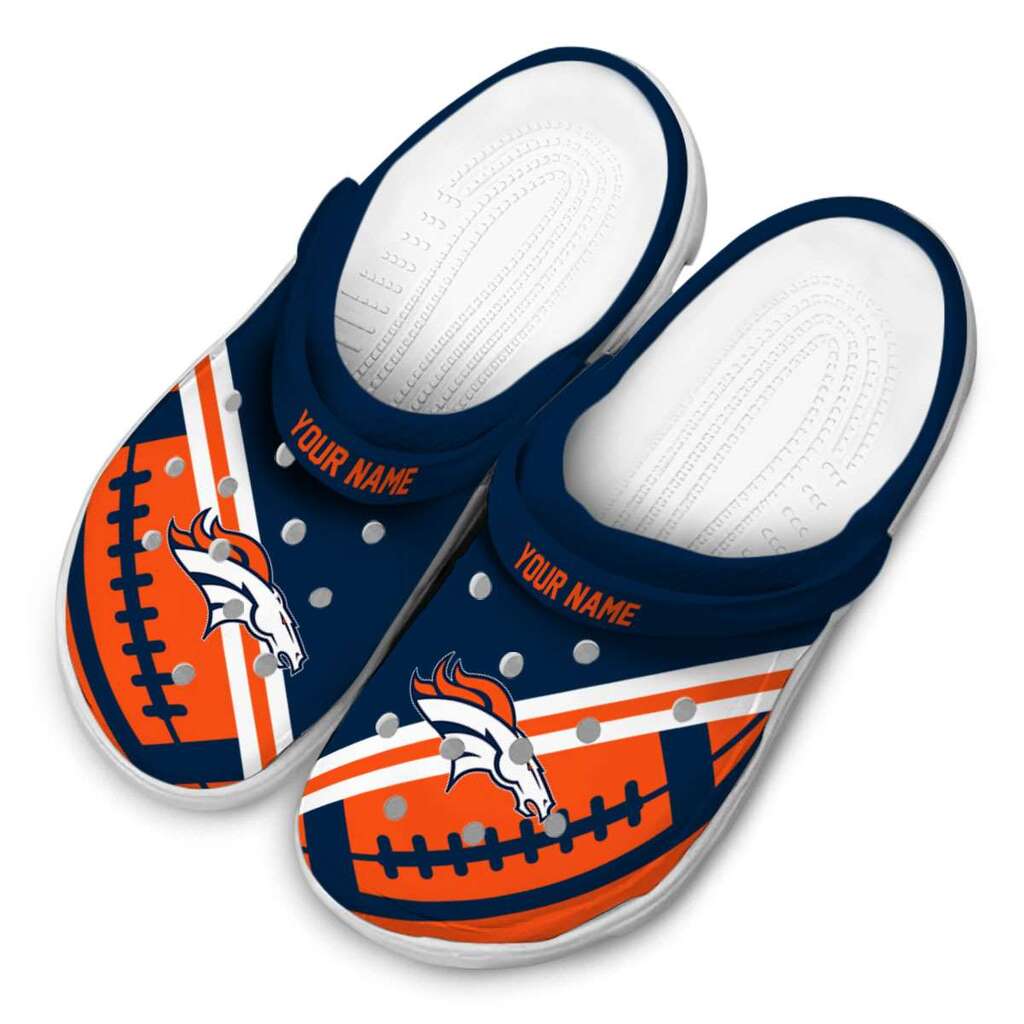 Personalized Denver Broncos Football Motif ClogTVC180105 - Image 4