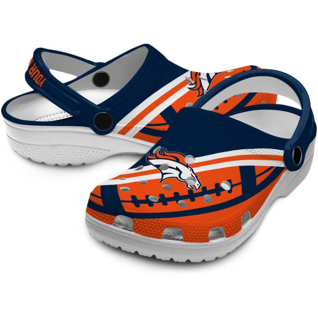 Personalized Denver Broncos Football Motif ClogTVC180105 - Image 3