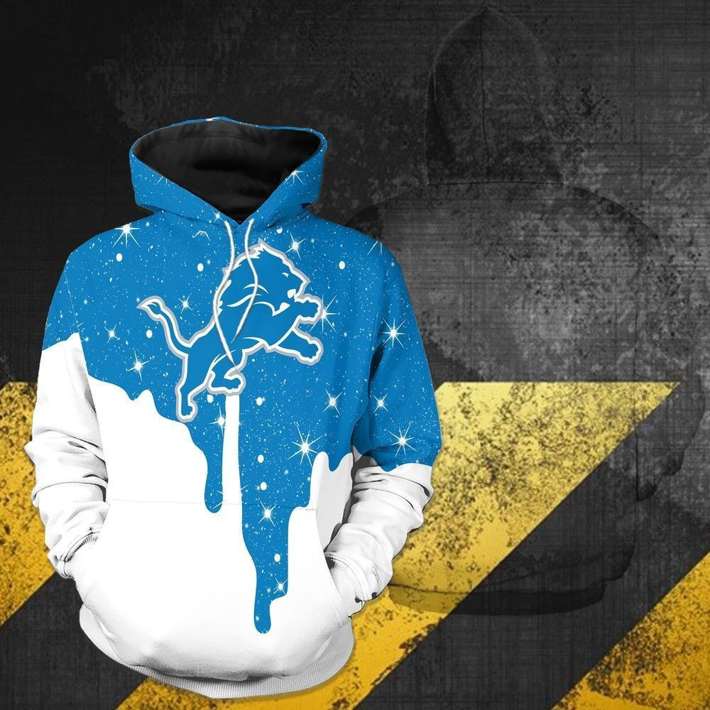Personalized Detroit Lions 3D All Over Print Hoodie, Zip Hoodie