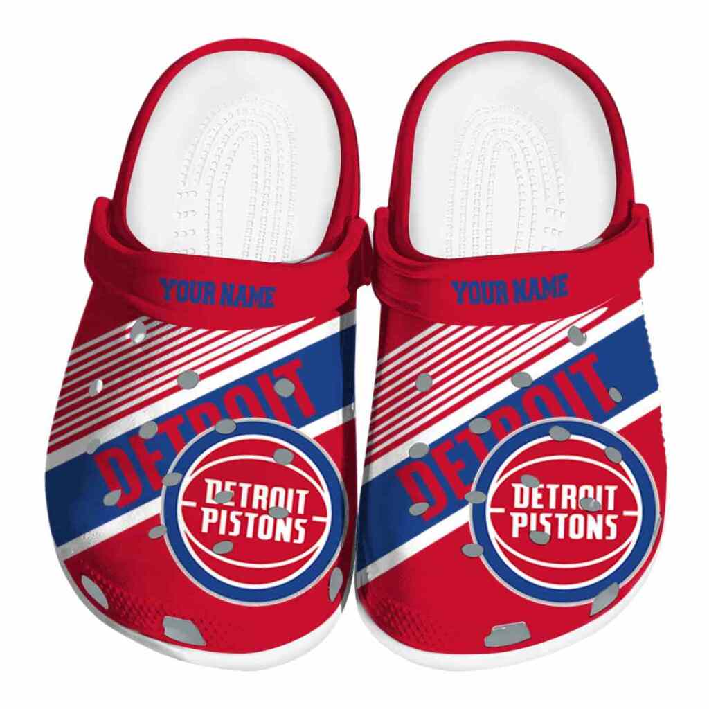 Personalized Detroit Pistons Vibrant Dual-Tone ClogTVC1801689