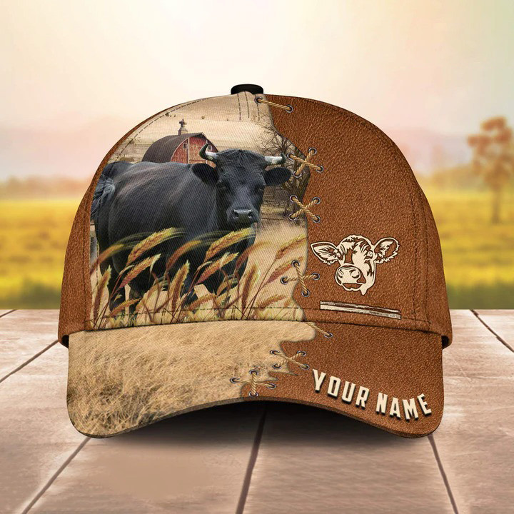 Personalized Dexter Cattle Hats for Farmers, Custom Name Dexter Cattle Classic Cap for Men, Dad, Husband Trucker Hats Custom Hats Gifts For Men & Women