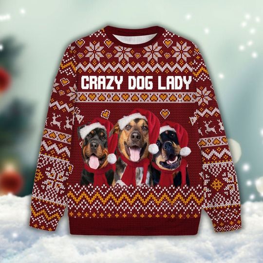 Personalized Dog &Cat Photo Christmas Ugly Sweater, Custom Photo Ugly Sweater, Christmas - Image 10