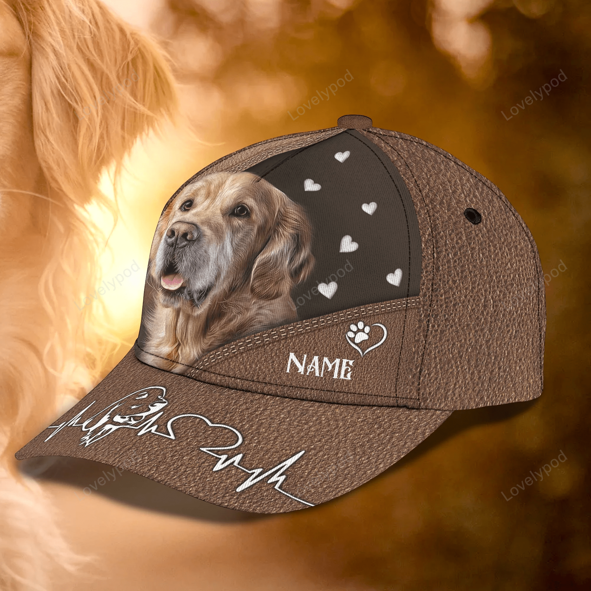 Personalized Dog Cap, Baseball Dog Hat For Men And Women, Cap Hat For Dog Lovers Trucker Hats Custom Hats Gifts For Men & Women