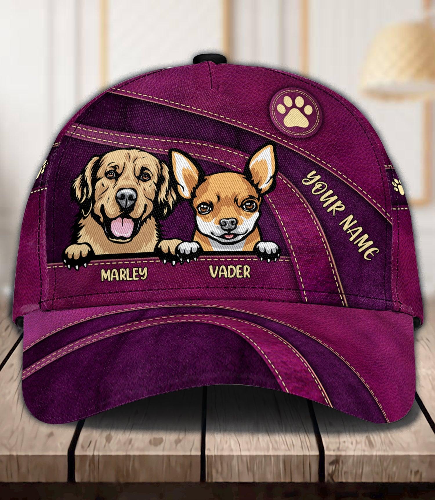 Personalized Dog Cap, Personalized Gift for Dog Lovers, Dog Dad, Dog Mom Trucker Hats Custom Hats Gifts For Men & Women