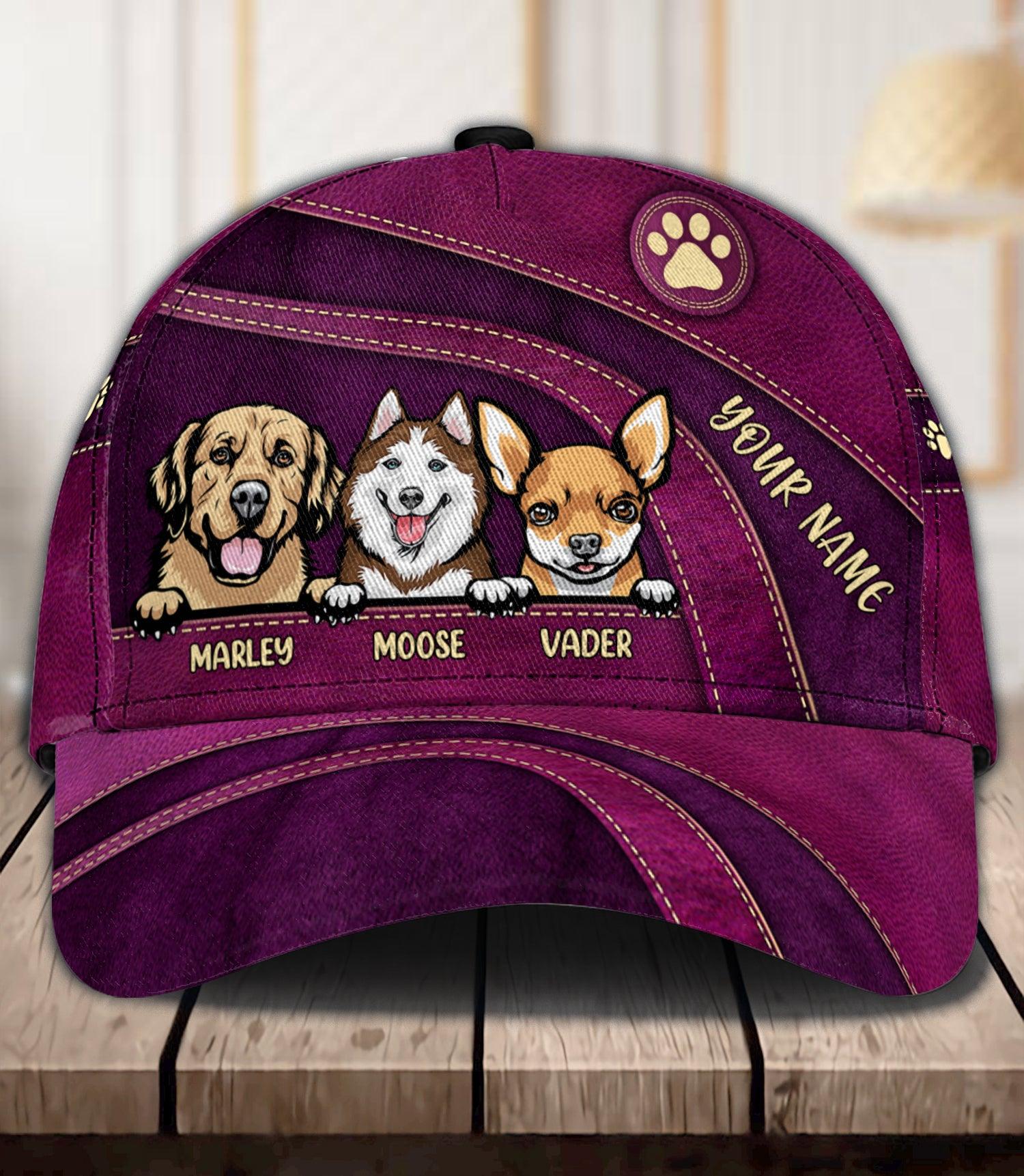 Personalized Dog Cap, Personalized Gift for Dog Lovers, Dog Dad, Dog Mom Trucker Hats Custom Hats Gifts For Men & Women