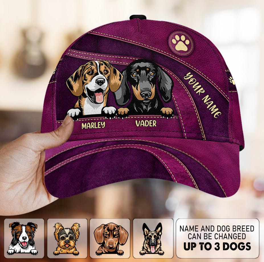 Personalized Dog Cap, Personalized Gift for Dog Lovers, Dog Dad, Dog Mom Trucker Hats Custom Hats Gifts For Men & Women