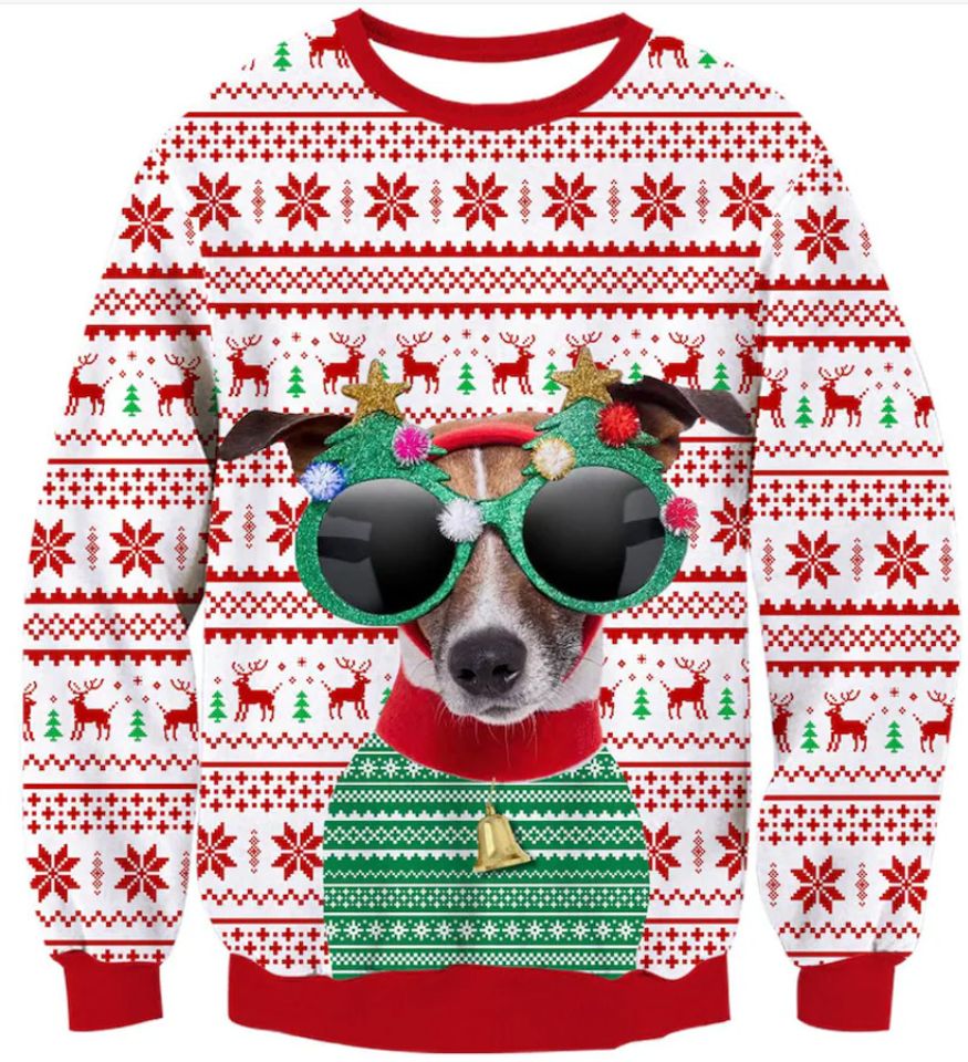 Personalized Dog Christmas Ugly 3D SWEATER