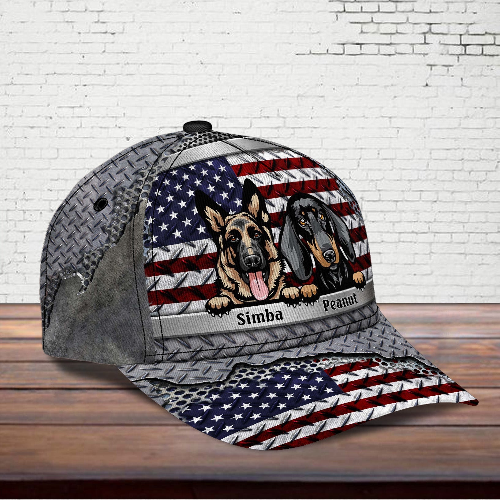 Personalized Dog Classic Cap, Personalized Gift for Dog Lovers, Dog Dad, Dog Mom Trucker Hats Custom Hats Gifts For Men & Women