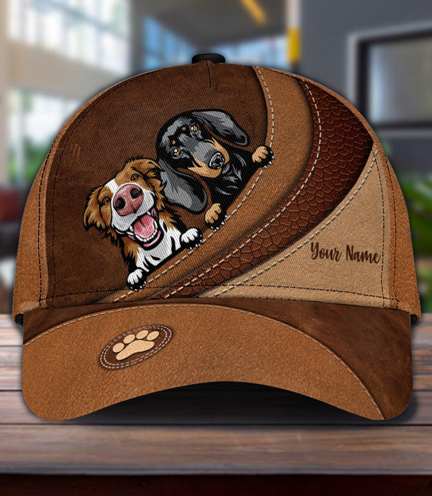 Personalized Dog Classic Cap, Personalized Gift for Dog Lovers, Dog Dad, Dog Mom Trucker Hats Custom Hats Gifts For Men & Women