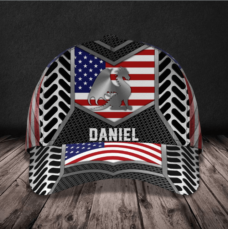 Personalized Dragon Classic Cap for Men,Women, Custom Name Hat for Friends, Dragon Lovers Trucker Hats Custom Hats Gifts For Men & Women