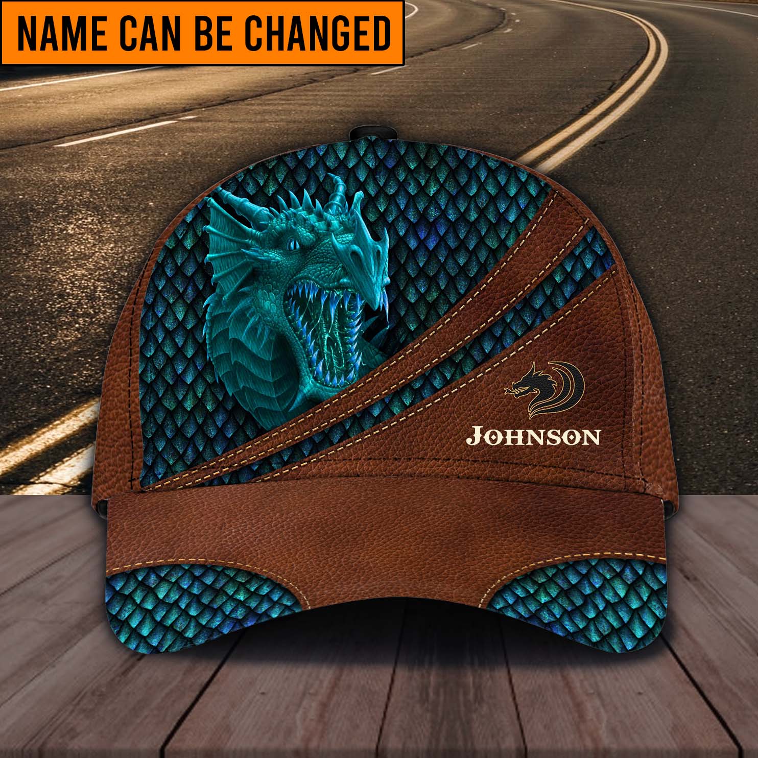 Personalized Dragon Classic Cap, Personalized Gift for Dragon Lovers Trucker Hats Custom Hats Gifts For Men & Women