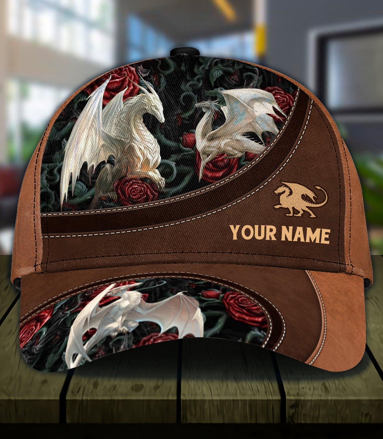 Personalized Dragon Classic Cap, Personalized Gift for Dragon Lovers Trucker Hats Custom Hats Gifts For Men & Women