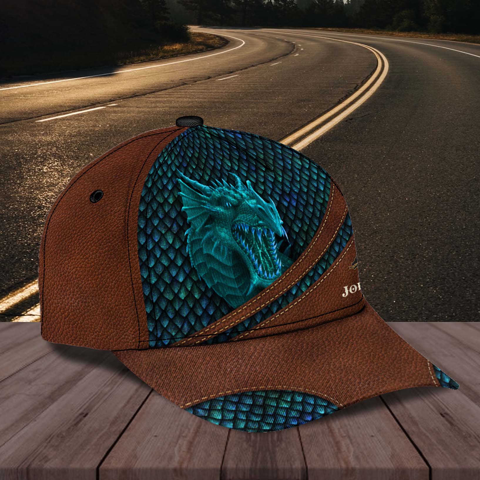 Personalized Dragon Classic Cap, Personalized Gift for Dragon Lovers Trucker Hats Custom Hats Gifts For Men & Women