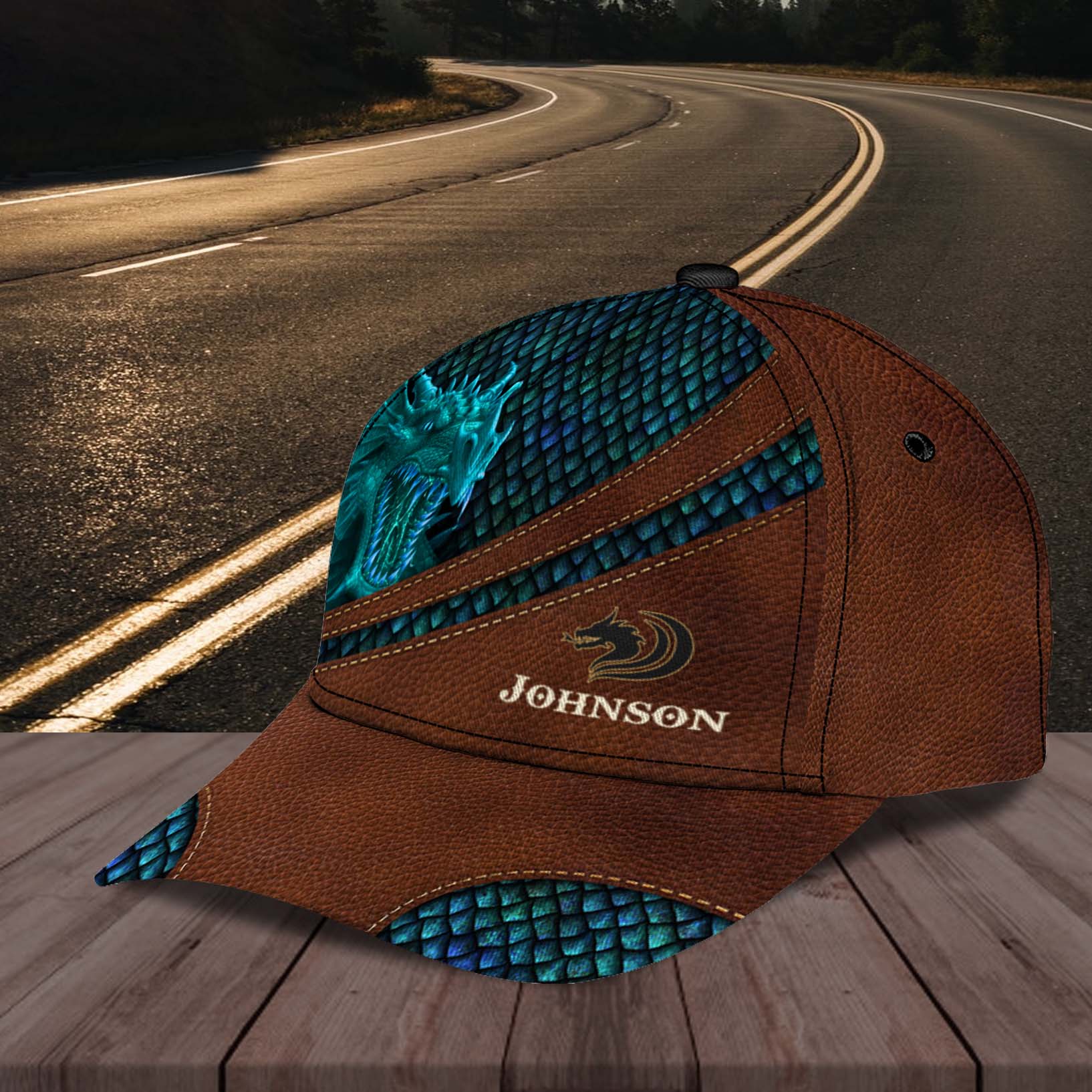 Personalized Dragon Classic Cap, Personalized Gift for Dragon Lovers Trucker Hats Custom Hats Gifts For Men & Women