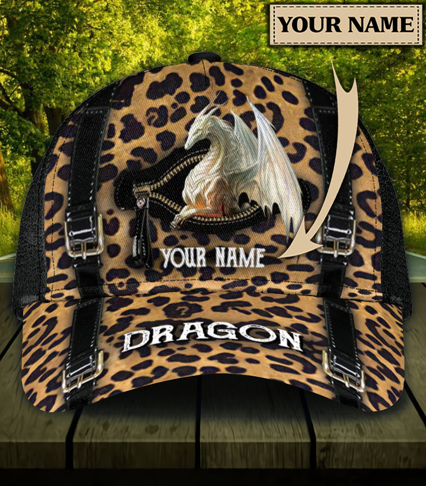 Personalized Dragon Classic Cap, Personalized Gift for Dragon Lovers Trucker Hats Custom Hats Gifts For Men & Women