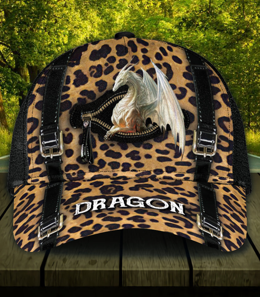 Personalized Dragon Classic Cap, Personalized Gift for Dragon Lovers Trucker Hats Custom Hats Gifts For Men & Women