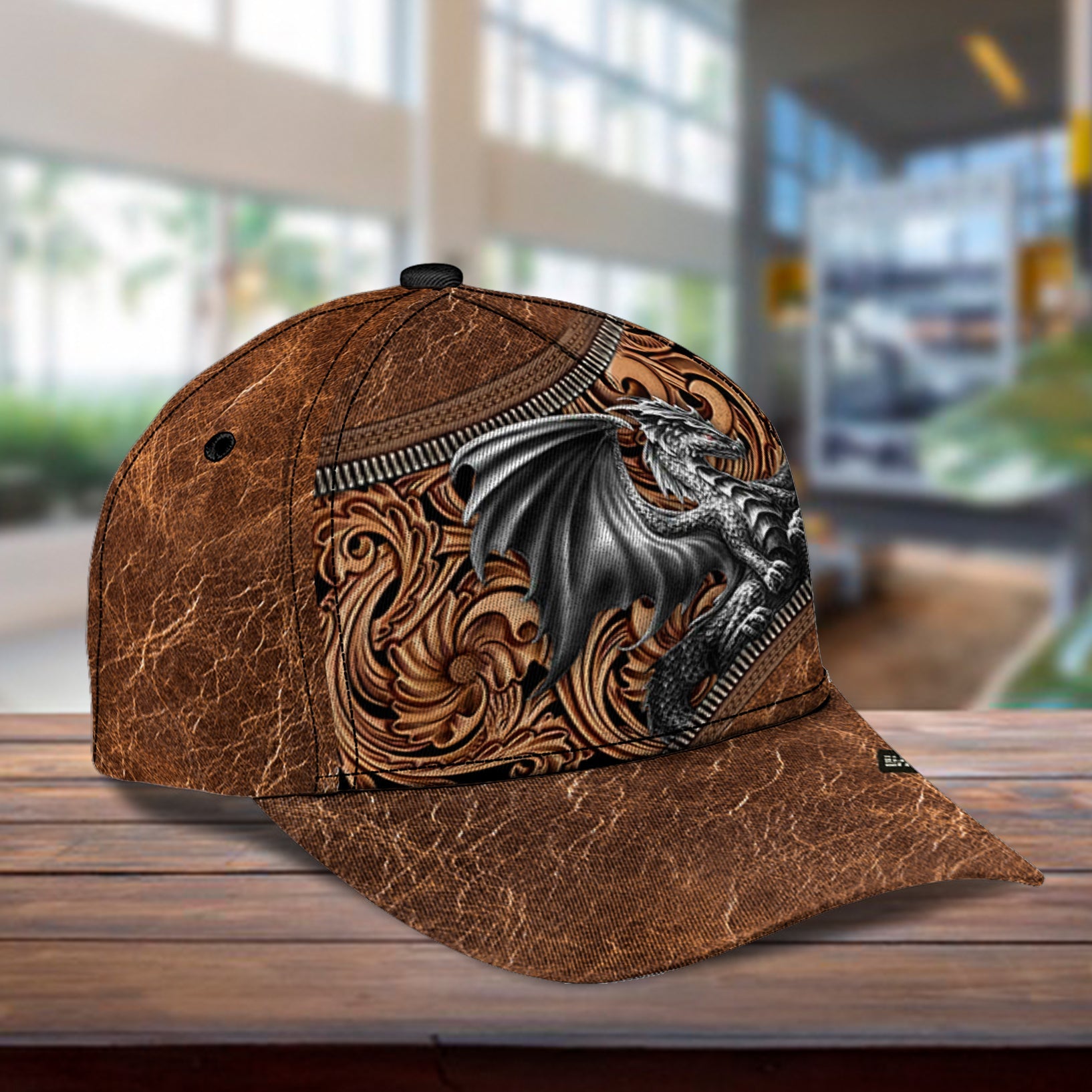 Personalized Dragon Classic Cap, Personalized Gift for Dragon Lovers Trucker Hats Custom Hats Gifts For Men & Women