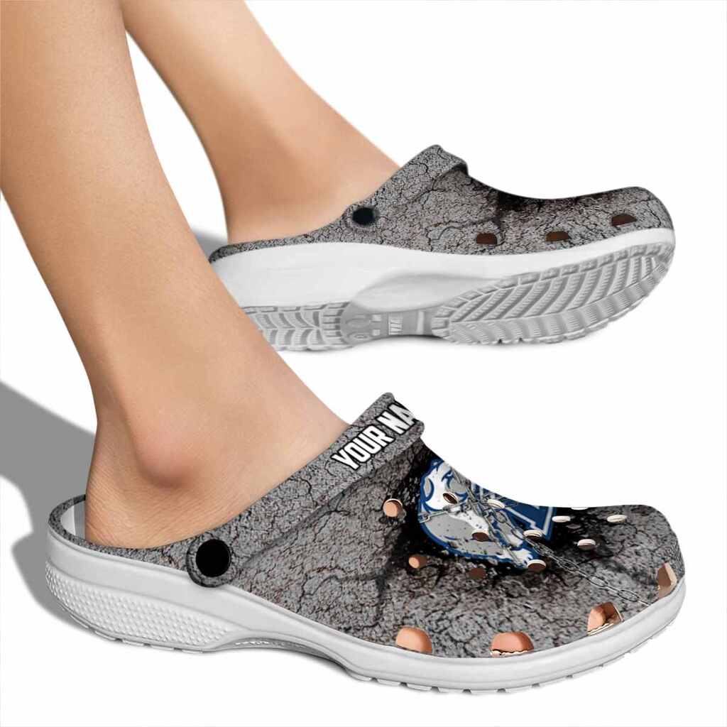 Personalized Drake Bulldogs Cracked Ground Texture ClogTVC1801830 - Image 2