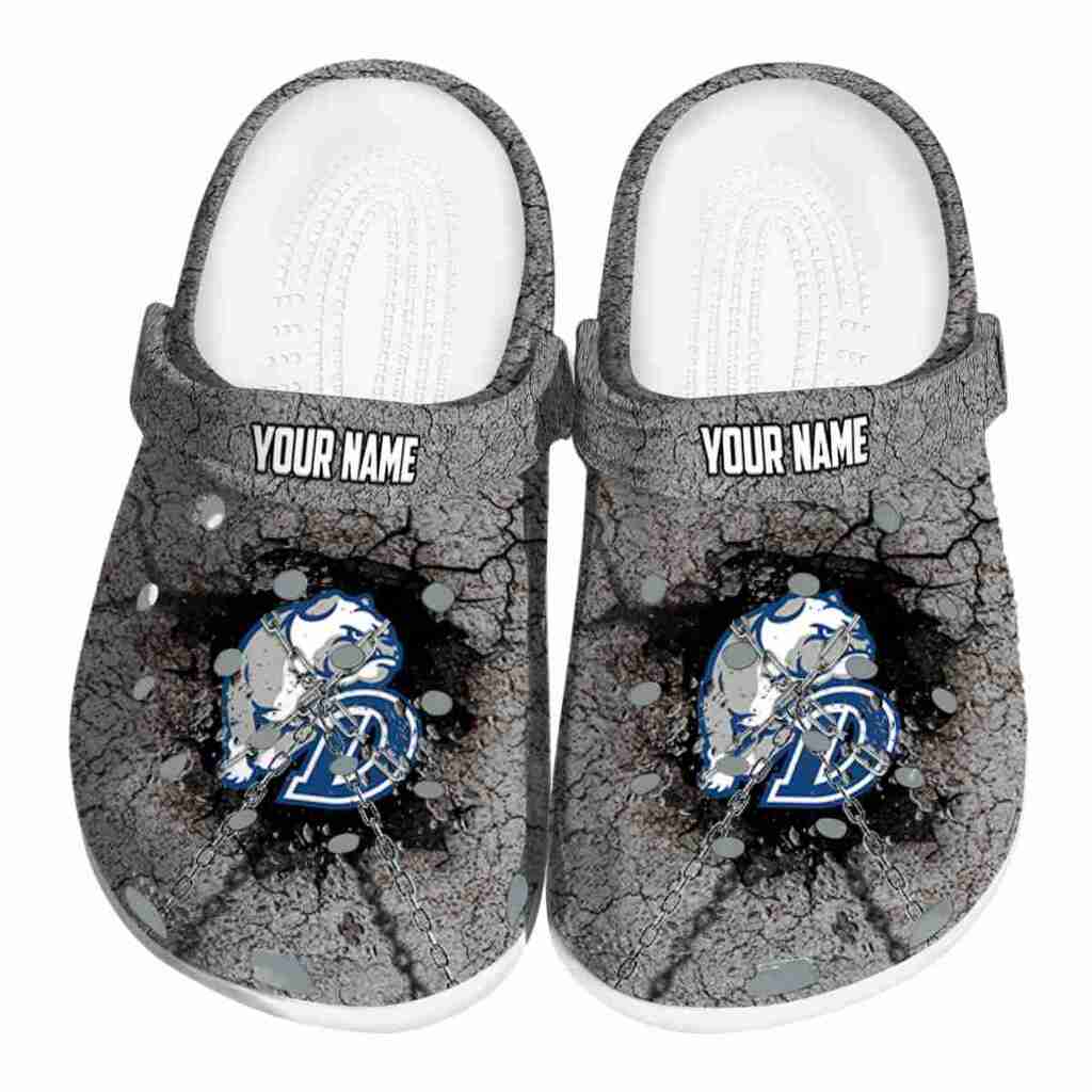 Personalized Drake Bulldogs Cracked Ground Texture ClogTVC1801830