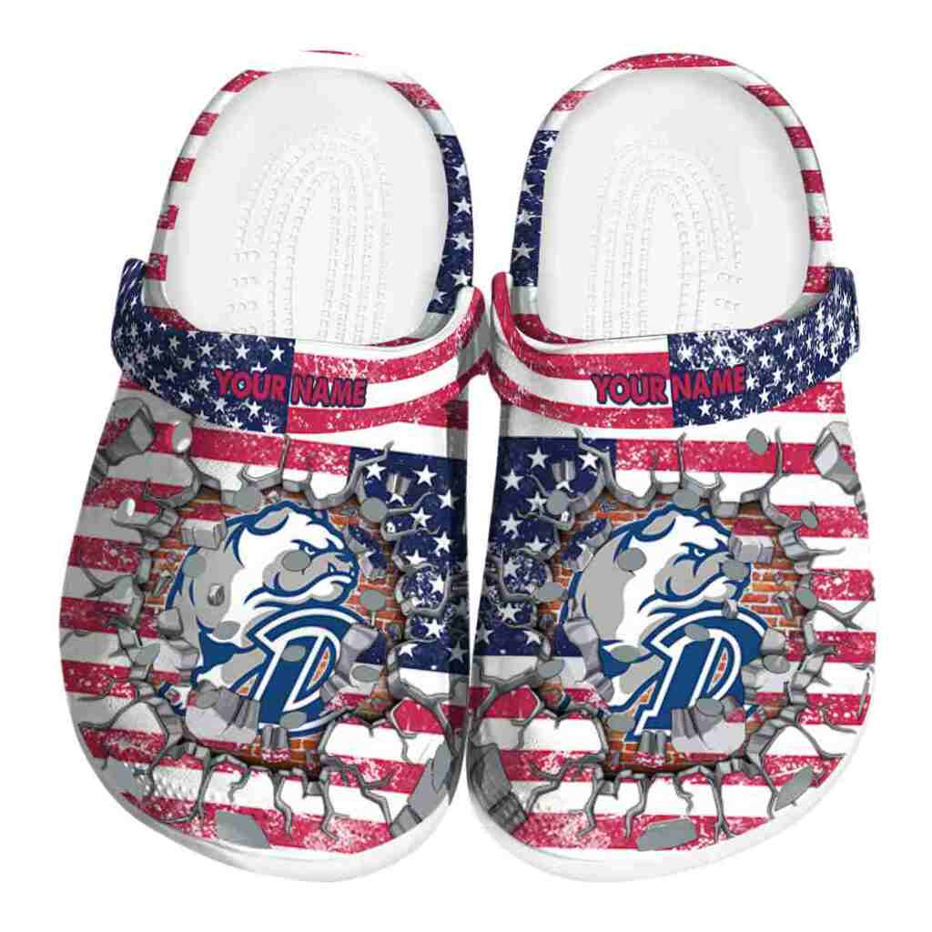 Personalized Drake Bulldogs Freedom Splinter ClogTVC1801815