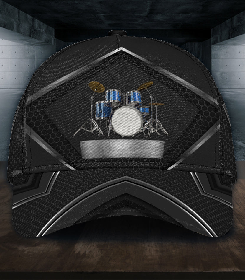 Personalized Drum Classic Cap, Personalized Gift for Music Lovers, Drum Lovers Trucker Hats Custom Hats Gifts For Men & Women