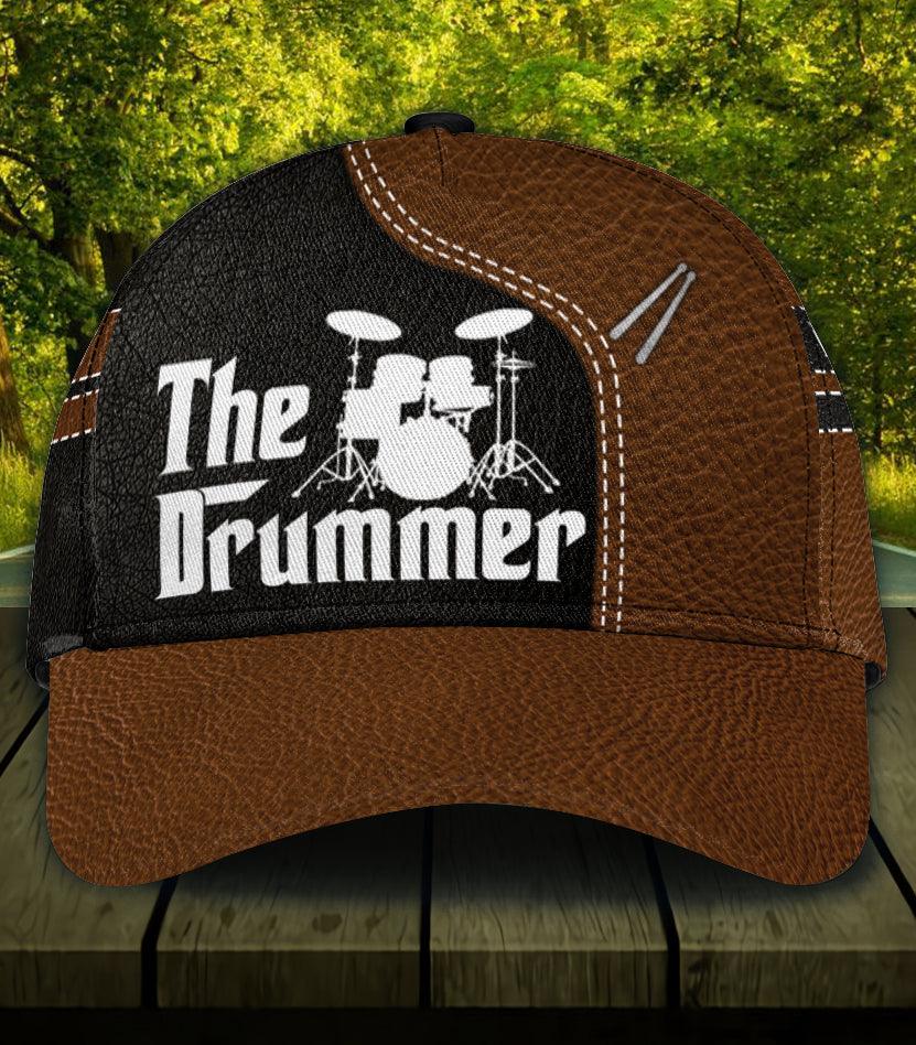 Personalized Drum Classic Cap, Personalized Gift for Music Lovers, Drum Lovers Trucker Hats Custom Hats Gifts For Men & Women