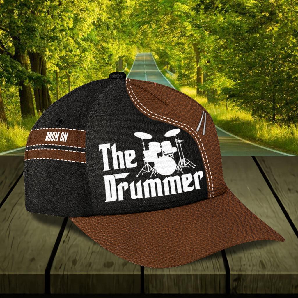 Personalized Drum Classic Cap, Personalized Gift for Music Lovers, Drum Lovers Trucker Hats Custom Hats Gifts For Men & Women