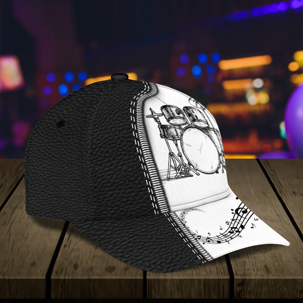 Personalized Drum Classic Cap, Personalized Gift for Music Lovers, Drum Lovers Trucker Hats Custom Hats Gifts For Men & Women
