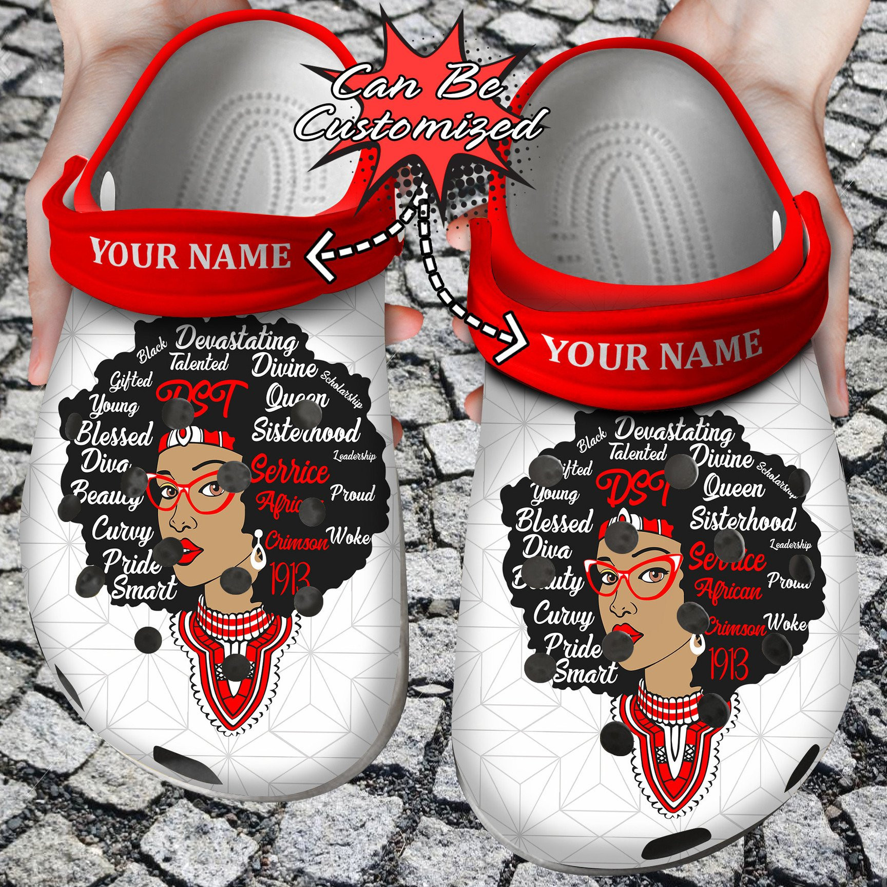 Personalized DST Queen clog Shoes Custom