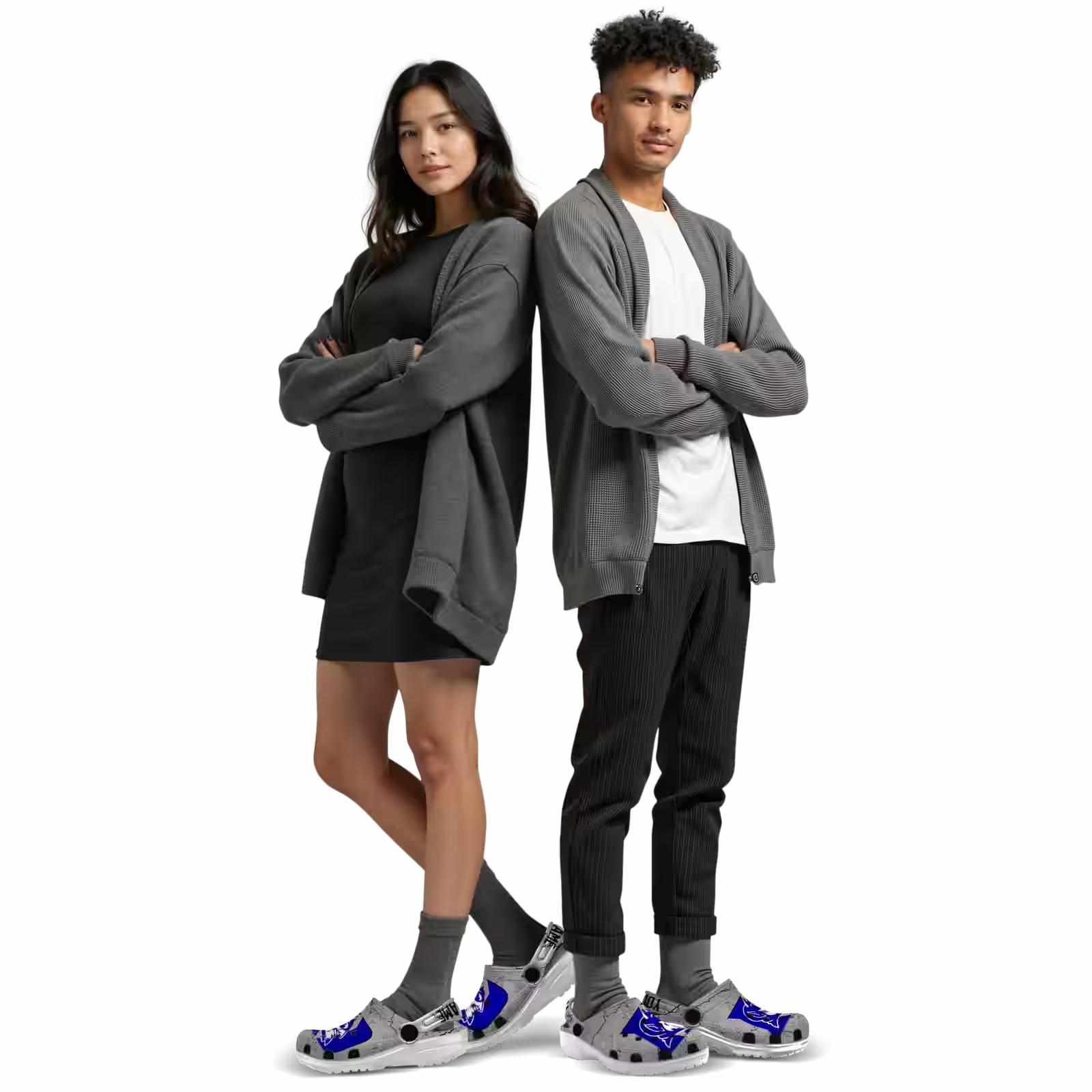 Personalized Duke Blue Devils Cracked Texture ClogTVC1801987 - Image 7