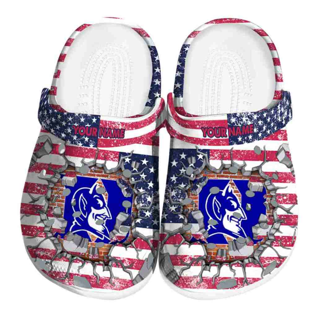Personalized Duke Blue Devils Freedom Splinter ClogTVC1801987