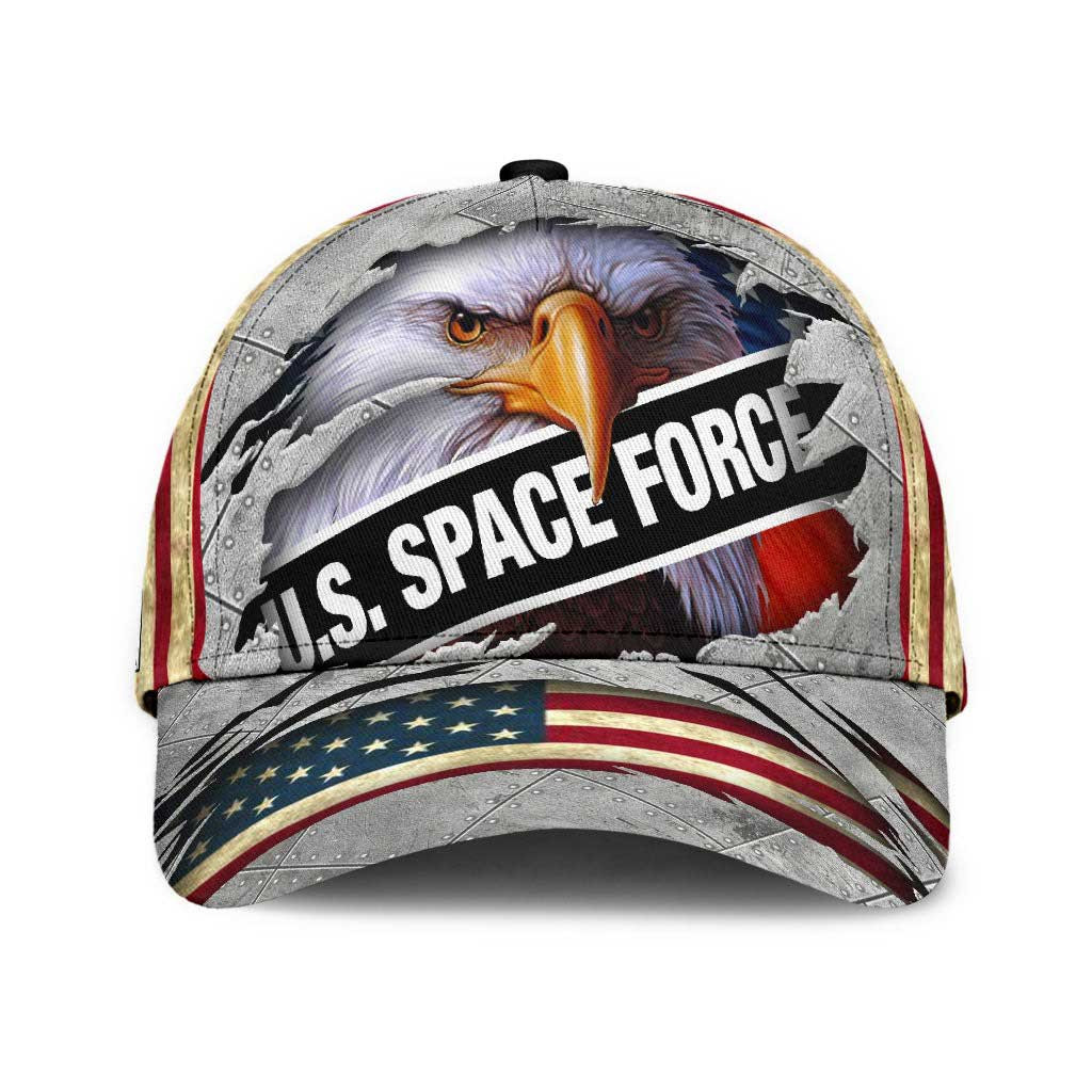 Personalized Eagle US Space Force Classic Cap for Veteran, Custom Name Space Force Hat for Men, Dad Trucker Hats Custom Hats Gifts For Men & Women