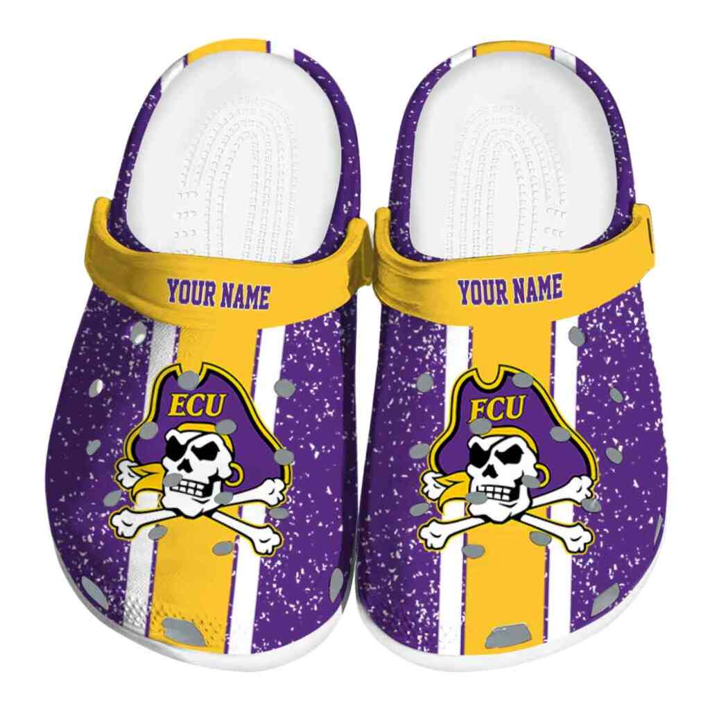 Personalized East Carolina Pirates Vertical Stripes ClogTVC1801751