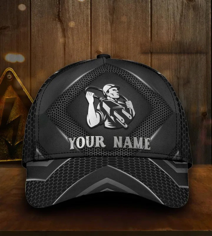 Personalized Electrician 3D Baseball Cap, Electrician Hat for Dad, Electrician Knowledge Hat for His Birthday Trucker Hats Custom Hats Gifts For Men & Women