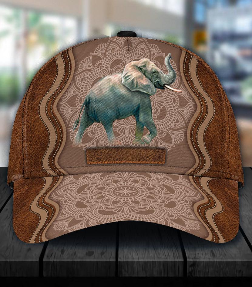 Personalized Elephant Classic Cap, Personalized Gift for Elephant Lovers Trucker Hats Custom Hats Gifts For Men & Women