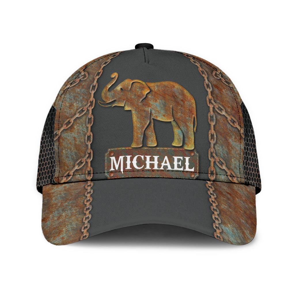 Personalized Elephant Classic Cap, Personalized Gift for Elephant Lovers Trucker Hats Custom Hats Gifts For Men & Women