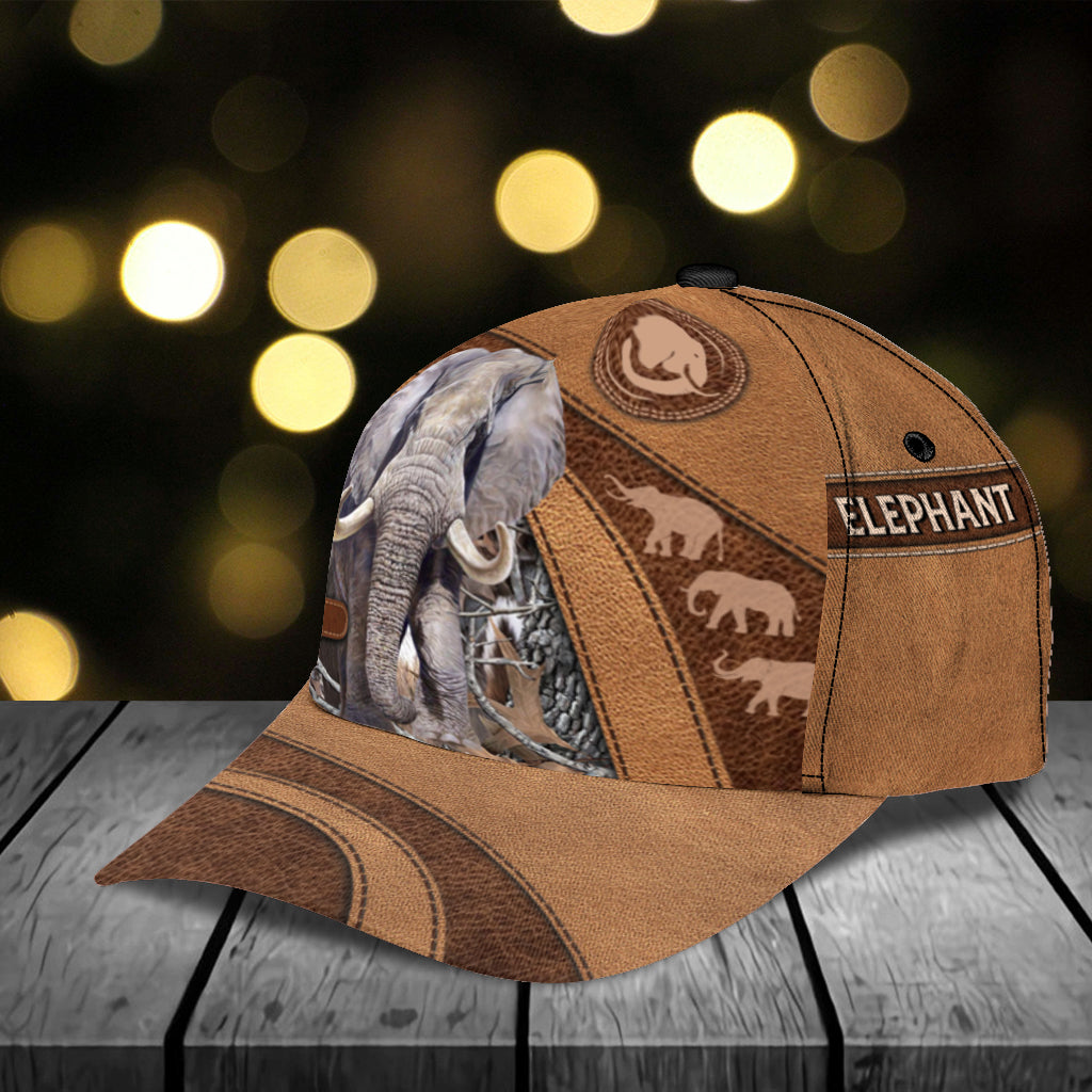 Personalized Elephant Classic Cap, Personalized Gift for Elephant Lovers Trucker Hats Custom Hats Gifts For Men & Women