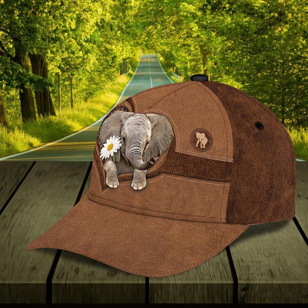 Personalized Elephant Classic Cap, Personalized Gift for Elephant Lovers Trucker Hats Custom Hats Gifts For Men & Women