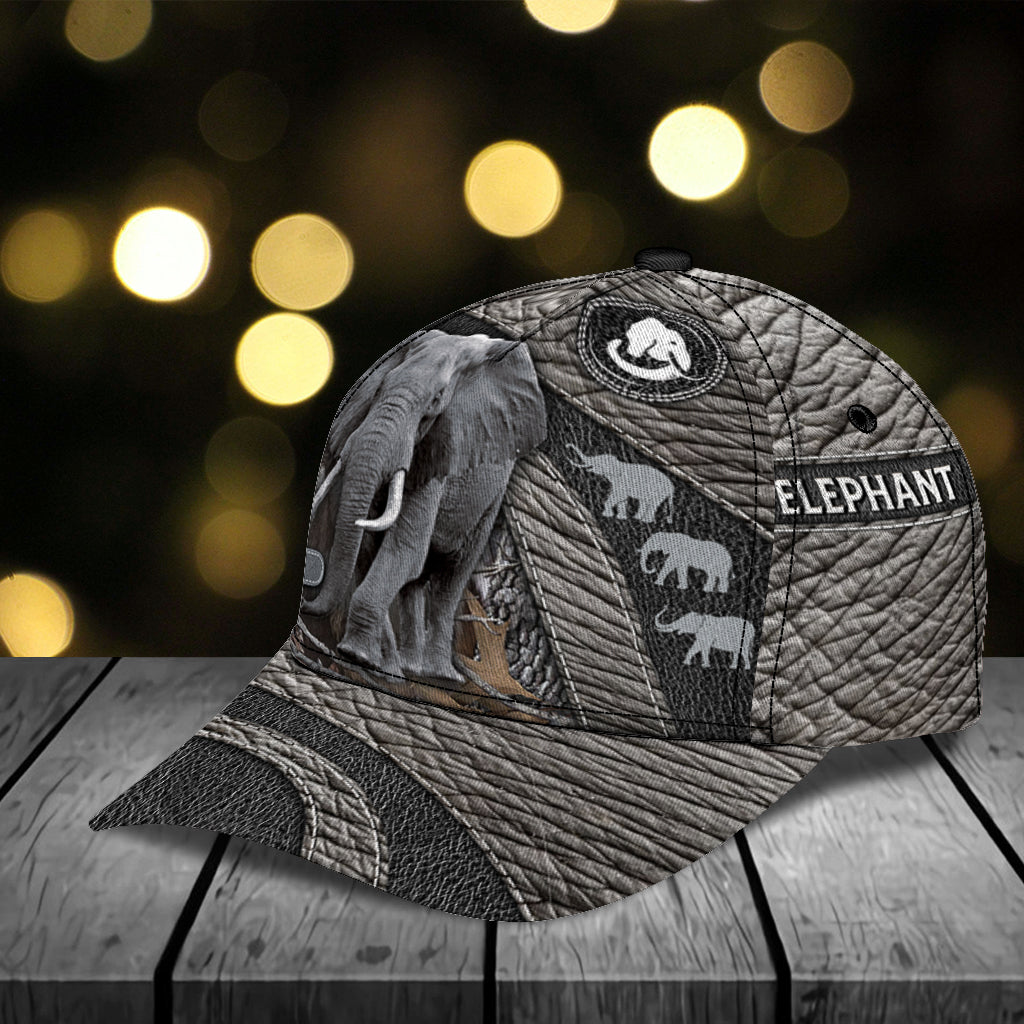 Personalized Elephant Classic Cap, Personalized Gift for Elephant Lovers Trucker Hats Custom Hats Gifts For Men & Women