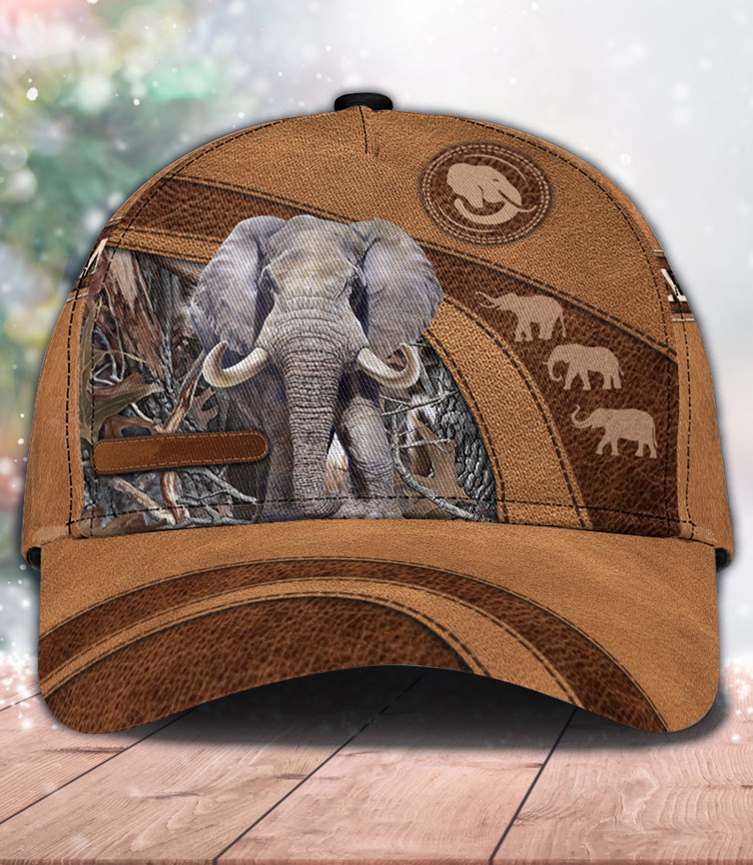 Personalized Elephant Classic Cap, Personalized Gift for Elephant Lovers Trucker Hats Custom Hats Gifts For Men & Women