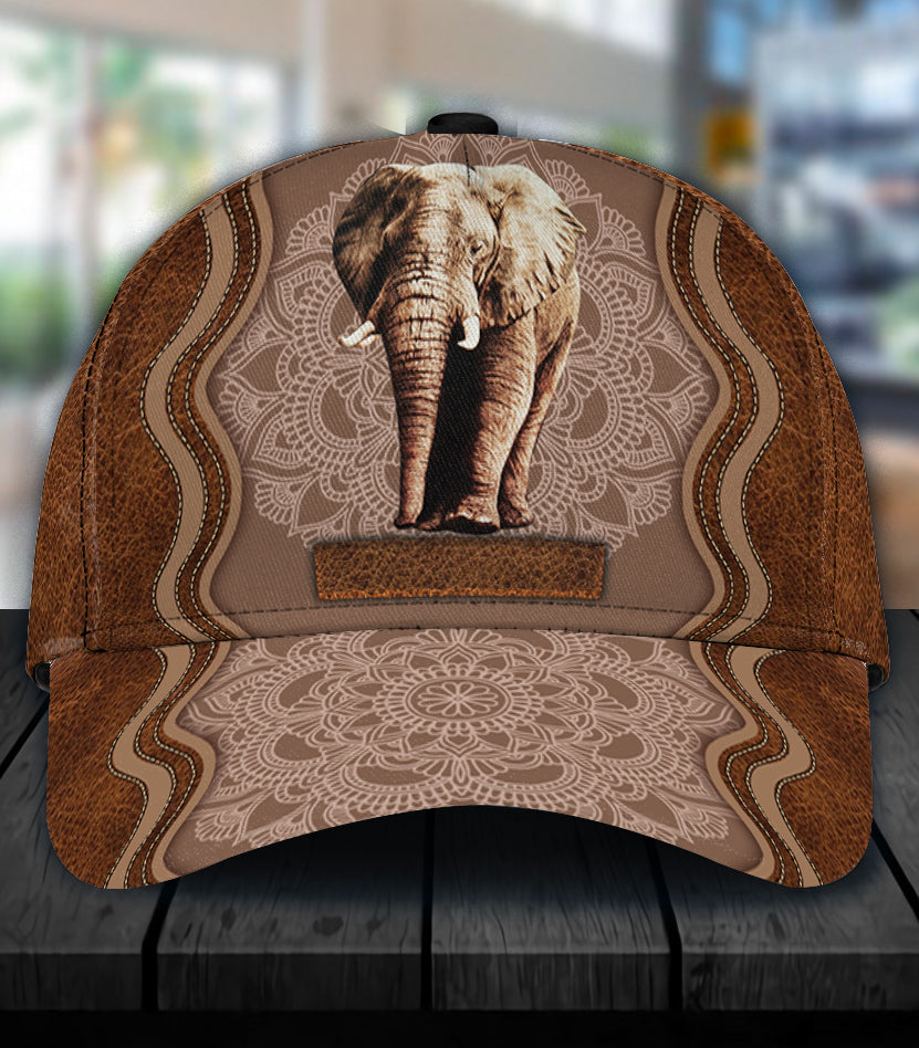 Personalized Elephant Classic Cap, Personalized Gift for Elephant Lovers Trucker Hats Custom Hats Gifts For Men & Women