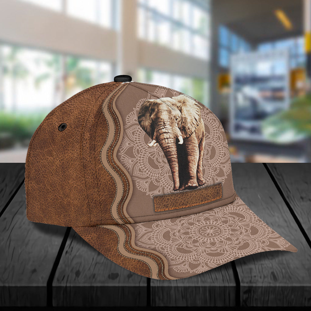 Personalized Elephant Classic Cap, Personalized Gift for Elephant Lovers Trucker Hats Custom Hats Gifts For Men & Women