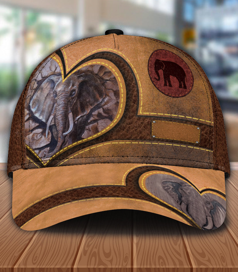 Personalized Elephant Classic Cap, Personalized Gift for Elephant Lovers Trucker Hats Custom Hats Gifts For Men & Women