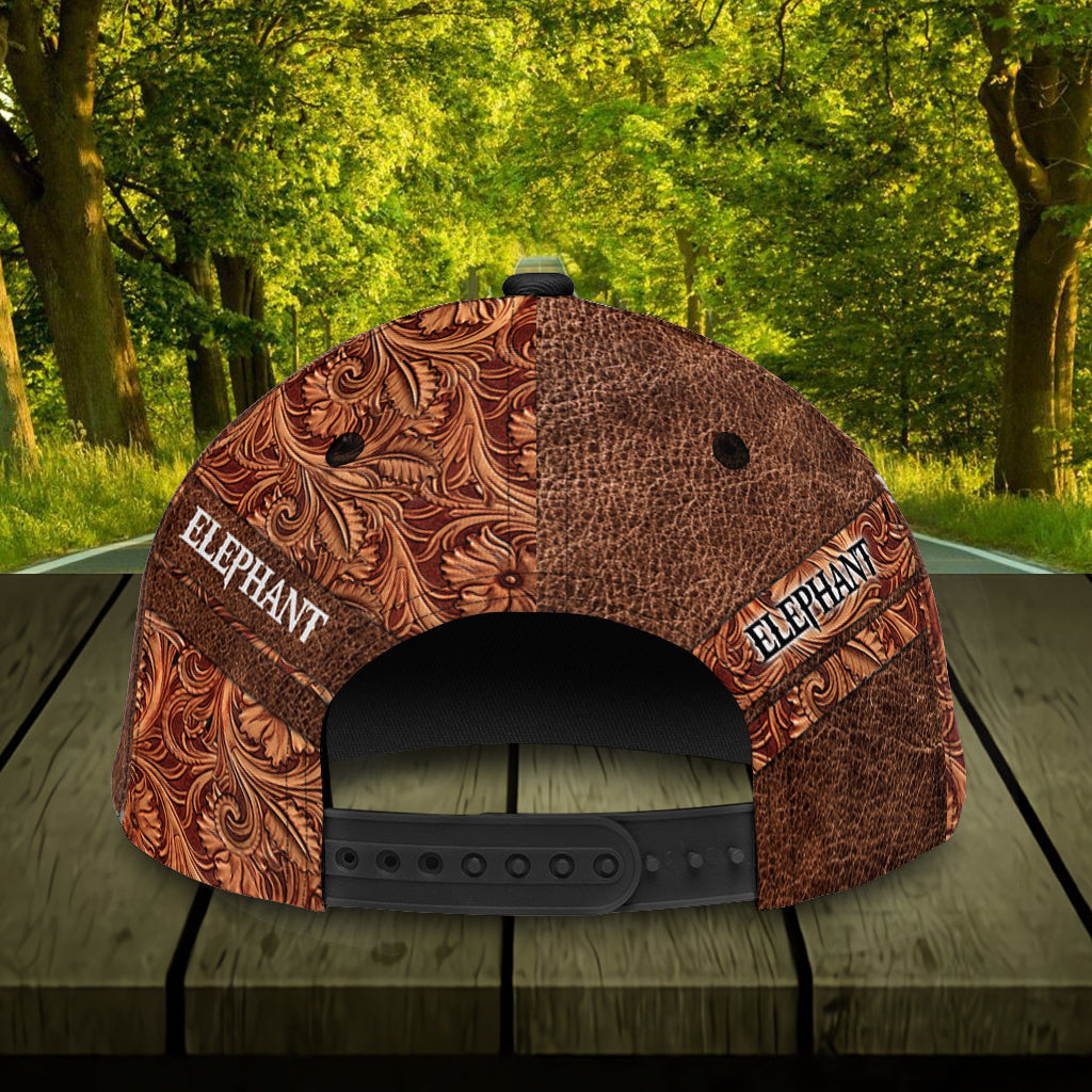 Personalized Elephant Classic Cap, Personalized Gift for Elephant Lovers Trucker Hats Custom Hats Gifts For Men & Women