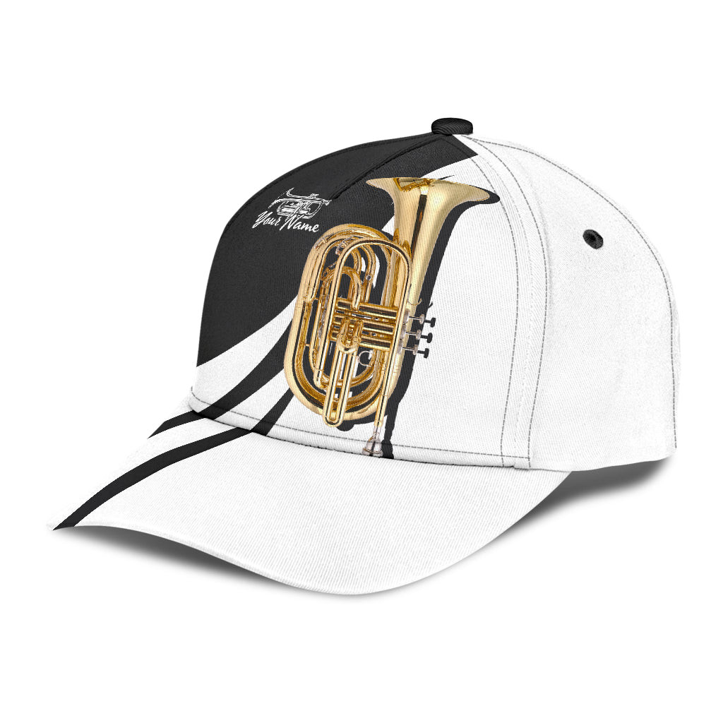 Personalized Euphonium Music Printed Cap for Euphonium Players Trucker Hats Custom Hats Gifts For Men & Women