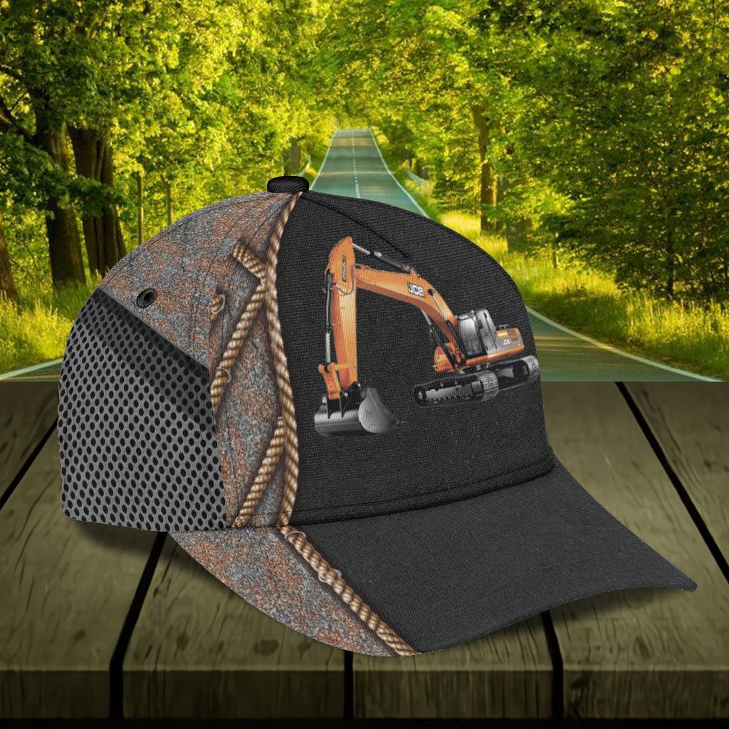 Personalized Excavator Classic Cap Trucker Hats Custom Hats Gifts For Men & Women