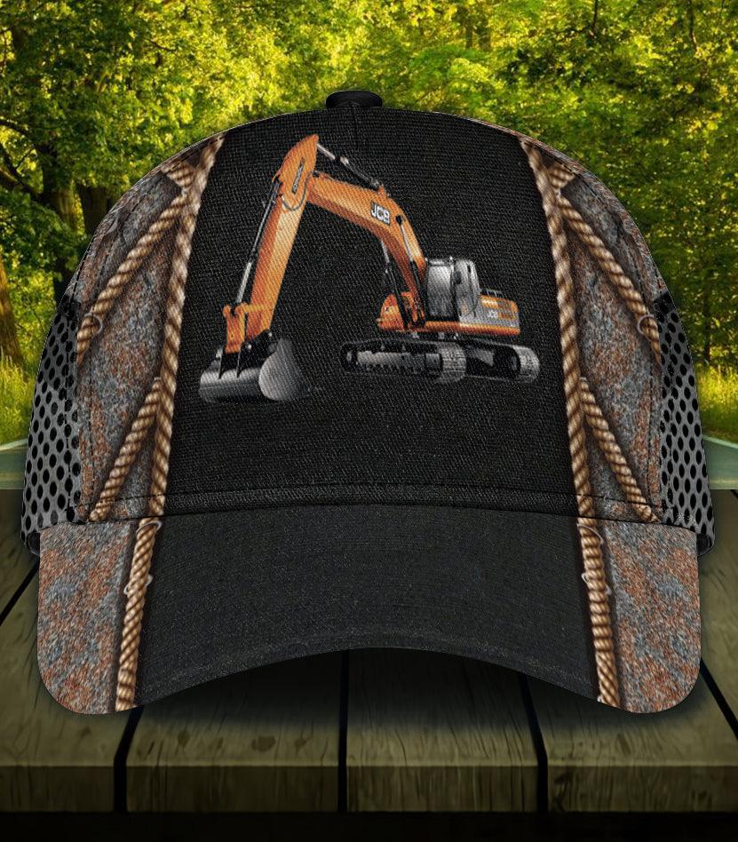 Personalized Excavator Classic Cap Trucker Hats Custom Hats Gifts For Men & Women