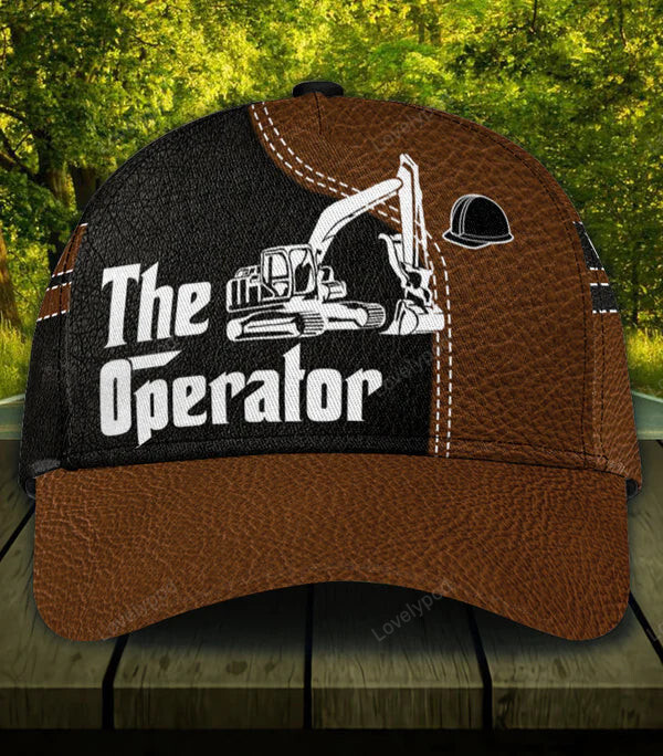 Personalized Excavator Classic Cap, Excavator basseball cap hat for men and women Trucker Hats Custom Hats Gifts For Men & Women