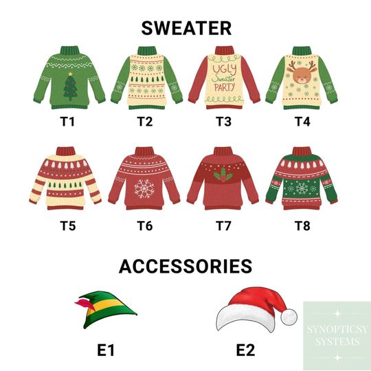 Personalized Family Photo Ugly Sweater, Custom Face Christmas Family Xmas Leds - Image 13